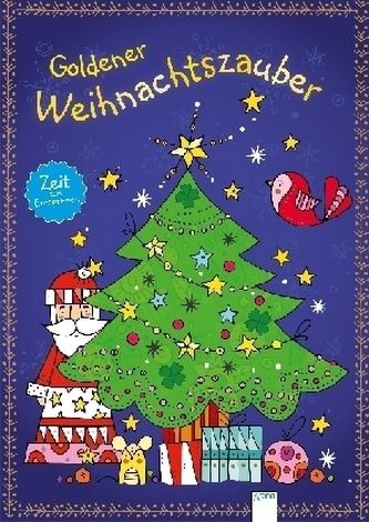 Zeit zum Entspannen. Goldener Weihnachtszauber