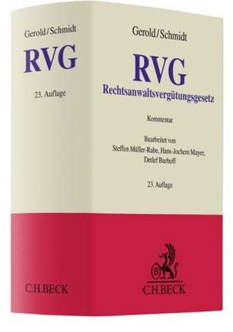 Rechtsanwaltsvergütungsgesetz (RVG), Kommentar