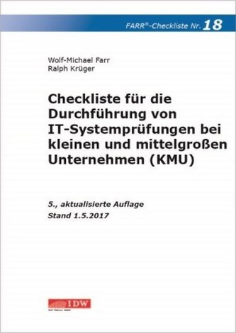 Checkliste für die Durchführung von IT-Systemprüfungen bei kleinen und mittelgroßen Unternehmen (KMU)