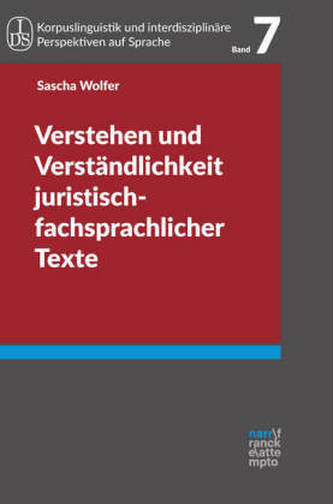 Verstehen und Verständlichkeit juristisch-fachsprachlicher Texte