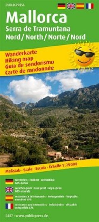 PUBLICPRESS Wanderkarte Mallorca - Serra de Tramuntana Norte/Nord /North/Nord