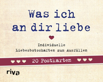 Was ich an dir liebe - 20 Postkarten Was ich an dir liebe - 20 Postkarten