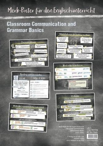 Classroom Communication and Grammar Basics, Poster