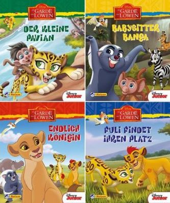 Nelson Mini-Bücher: Disney Die Garde der Löwen. Nr.1-4