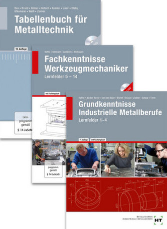 Werkzeugmechaniker, 3 Bde. m. 2 DVD-ROMs