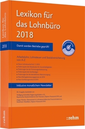 Lexikon für das Lohnbüro 2018 Lexikon für das Lohnbüro 2018
