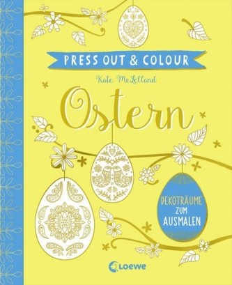 Press Out & Colour - Ostern