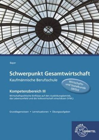 Schwerpunkt Gesamtwirtschaft Kaufmännische Berufsschule Schwerpunkt Gesamtwirtschaft Kaufmännische Berufsschule