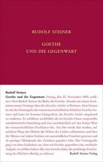 Goethe und die Gegenwart