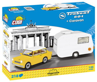 Stavebnice COBI - TRABANT 601 s karavanem, 218 k