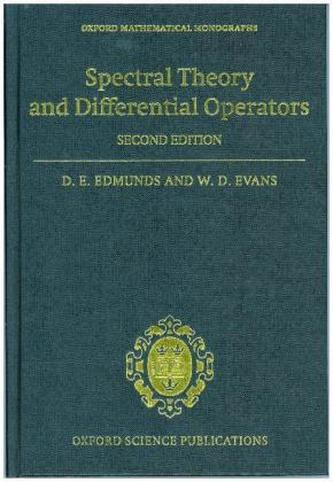 Spectral Theory and Differential Operators Spectral Theory and Differential Operators