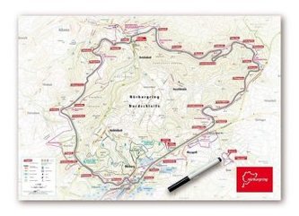 Whiteboard Nürburgring Nordschleife, Planokarte