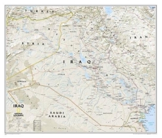 National Geographic Map Iraq Classic National Geographic Map Iraq Classic