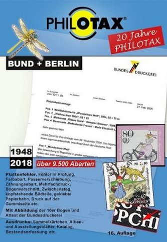 Abarten-Katalog Bund + Berlin 16.Auflage, 1 DVD-ROM