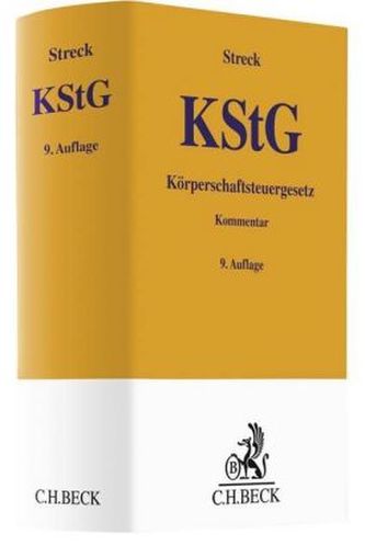 Körperschaftsteuergesetz (KStG), Kommentar Körperschaftsteuergesetz (KStG), Kommentar