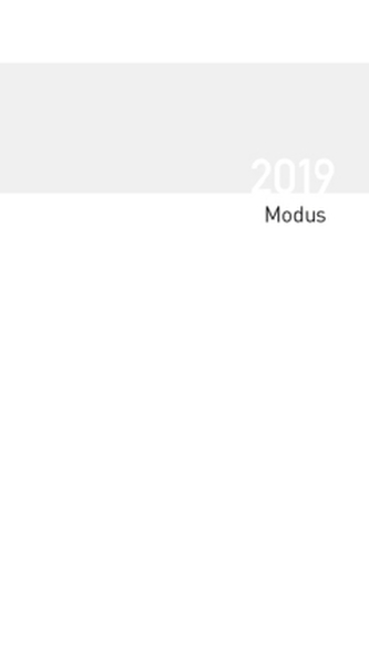 Taschenkalender Modus geheftet Einlage 2019