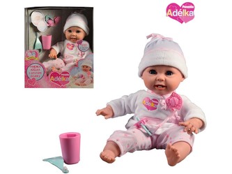 Adélka s prvními zoubky a kartáčkem 40cm