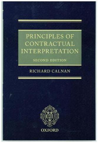 Principles of Contractual Interpretation