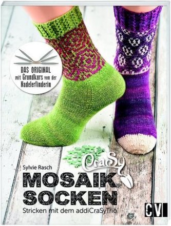 CraSy Mosaik - Socken Stricken mit dem addiCraSyTrio CraSy Mosaik - Socken Stricken mit dem addiCraSyTrio