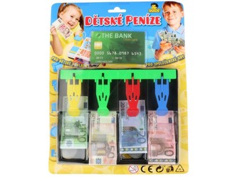 Pokladna s penězi - Euro
