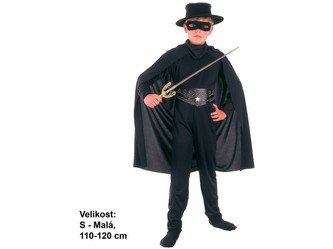 Šaty na karneval - Bandita, 110 - 120 cm