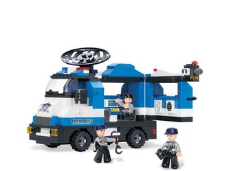 Stavebnice auto policie, 265 ks