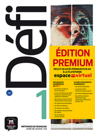 Défi (A1) - Livre de l'élève + CD + Édition Premium. Bd.1 Défi (A1) - Livre de l'élève + CD + Édition Premium. Bd.1