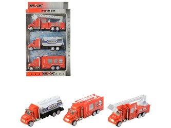 Auta hasičská, 3 ks,  na setrvačník