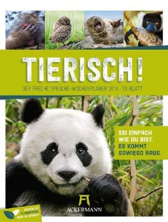 Tierisch - Wochenplaner 2019