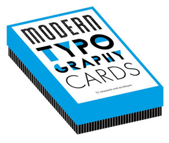 Modern Typography Notecards