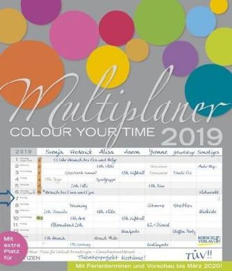 Multiplaner - Colour your time 2019