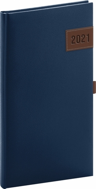 Kapesní diář Tarbes 2021, modrý