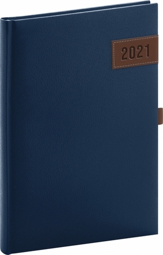 Denní diář Tarbes 2021, modrý
