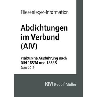 Fliesenleger-Information: Abdichtungen im Verbund