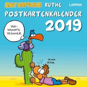 Shit Happens Postkartenkalender 2019