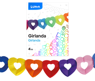Girlanda 4m SRDCE 9017 LUMA