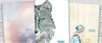 Schulstuff Notizbuch A5 sort.(3), Standard sortiert