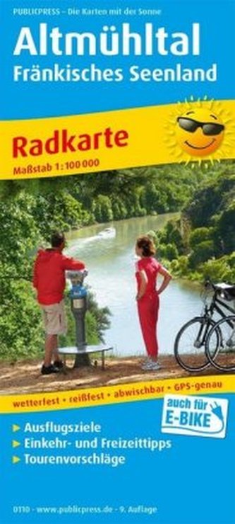 PublicPress Radkarte Altmühltal, Fränkisches Seenland