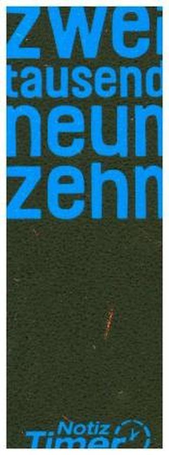 Wochen-Notiz-Timer Classic A5, 12 Mon. 2019