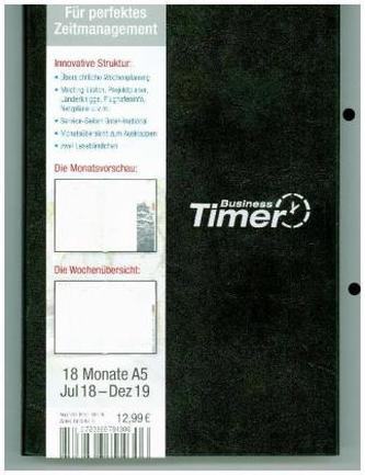 Business-Timer A5 18 Monate 18/19