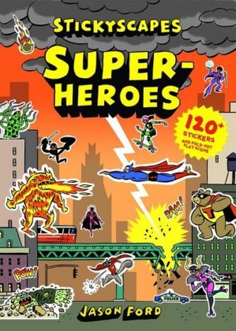 Stickyscapes Superheroes Stickyscapes Superheroes