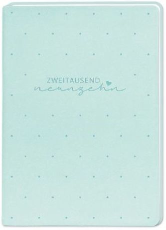 Terminplaner Lederlook A6 Mint (Zweitausend Neunzehn) 2019
