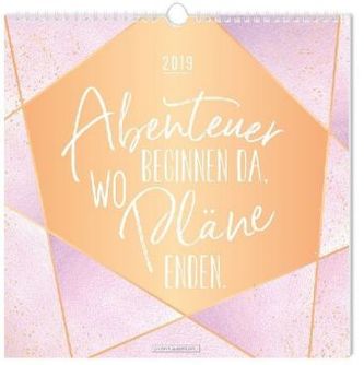 Wandkalender 2019 Abenteuer