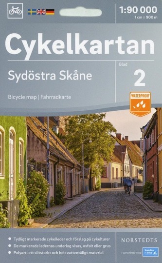 Cykelkartan Norstedts Radwanderkarte SO Skane