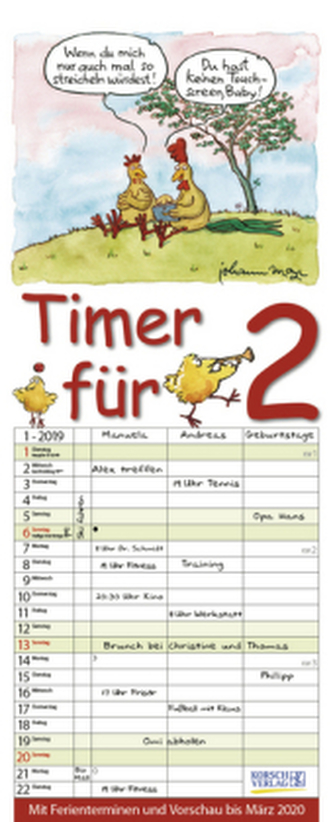 Timer für 2 2019
