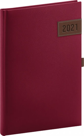Diář 2021: Tarbes - červený - týdenní, 15 × 21 cm