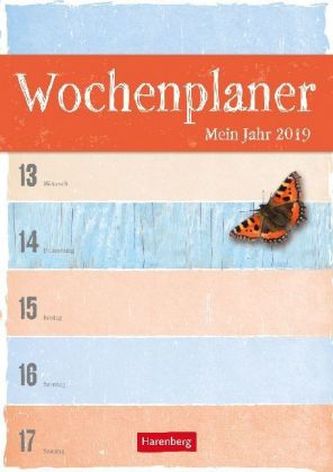 Wochenplaner Mein Jahr 2019