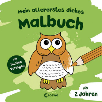 Mein allererstes dickes Malbuch (Eule)