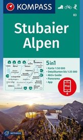 Kompass Karte Stubaier Alpen