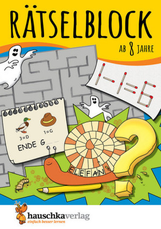 Rätselblock ab 8 Jahre